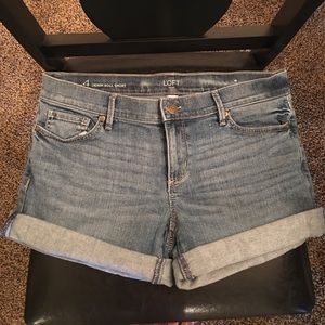 Loft jean shorts