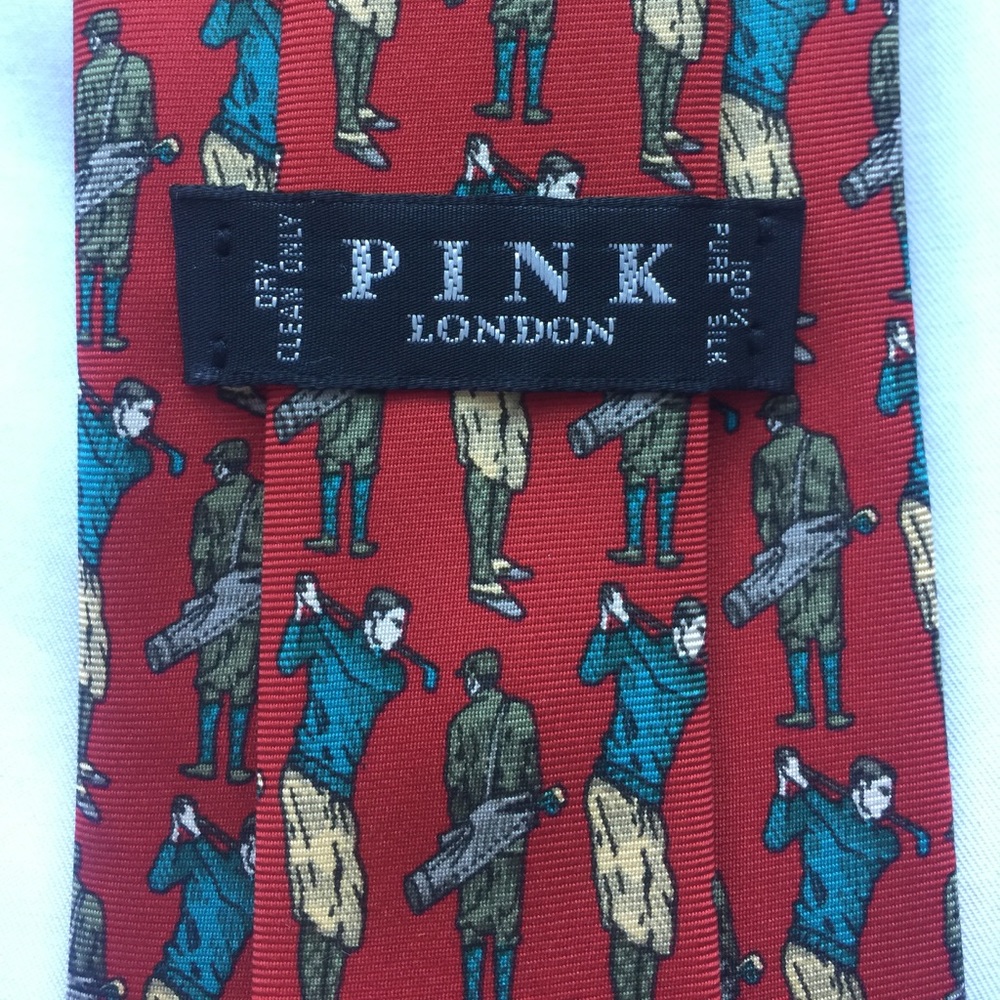 Thomas Pink Golf All Silk Tie