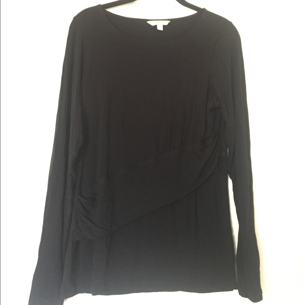 Black Cabi long-sleeved dressy blouse