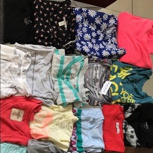 Juniors shirts and dresses name brands