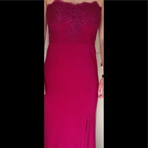 Lace Bodice Evening Gown