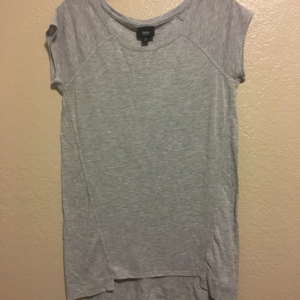 Gray Shirt from Target. Size M. Longer in back.