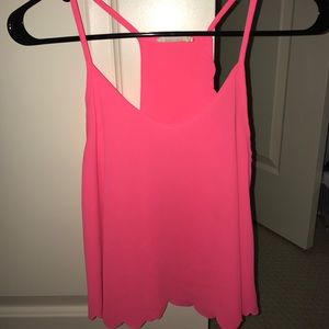 Hot pink tank top
