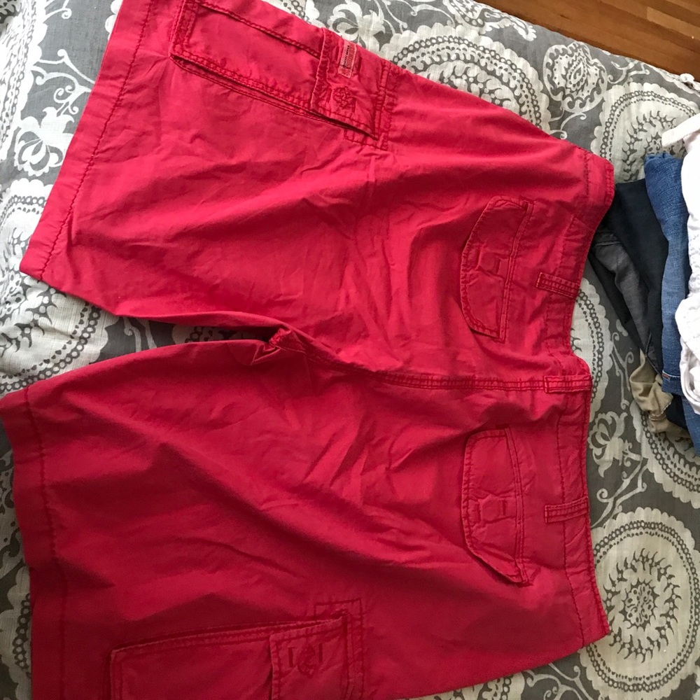 Red shorts