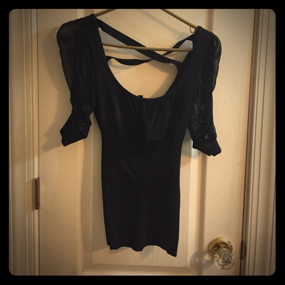 BEBE top. Black. Size Medium. 2 items for $10.