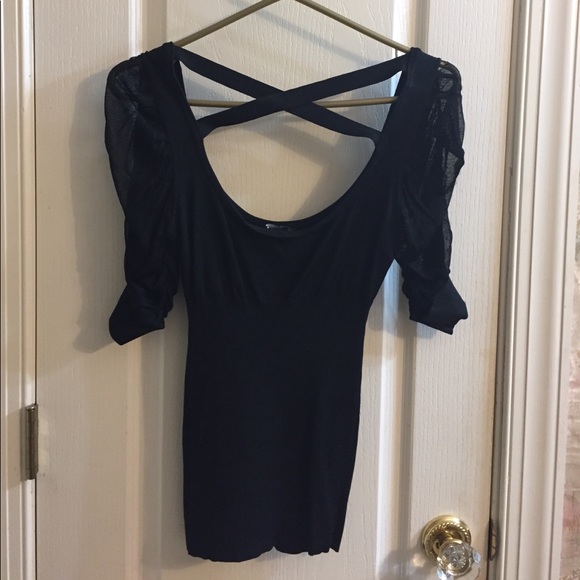 BEBE top. Black. Size Medium. 2 items for $10. - Picture 2 of 2