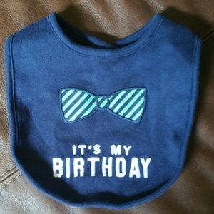 Carter's birthday bib