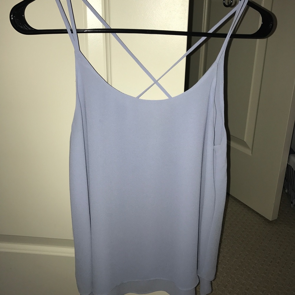 Baby blue tank top