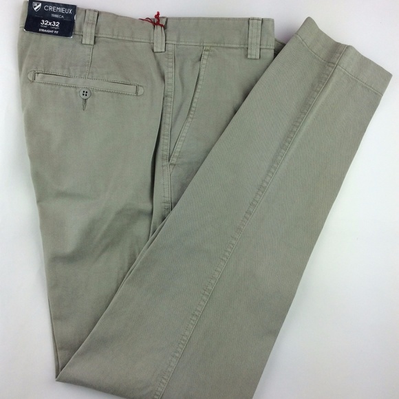 Daniel Cremieux Pants Cremieux Mens Tribeca Straight Fit Pants