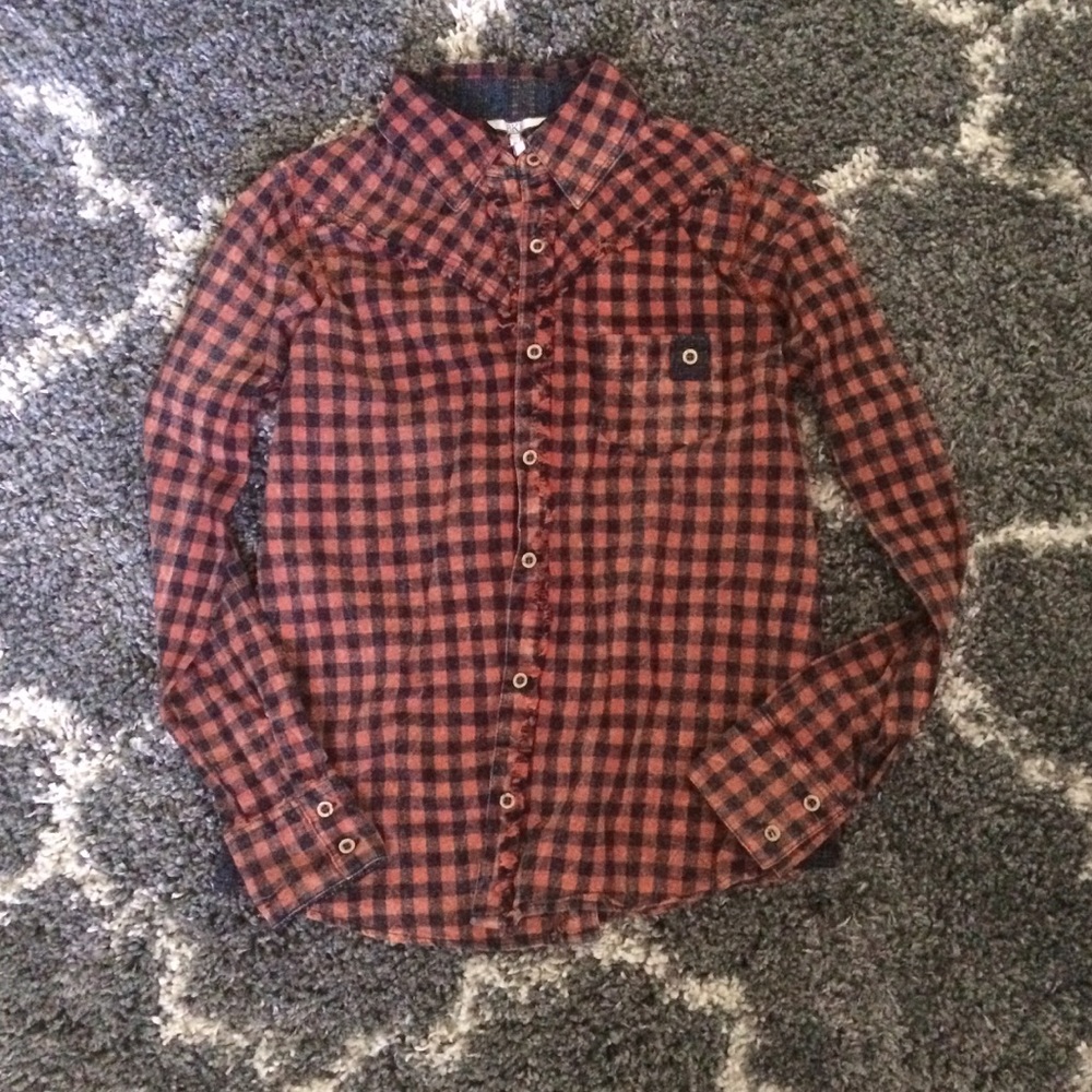 Button down Buckle shirt