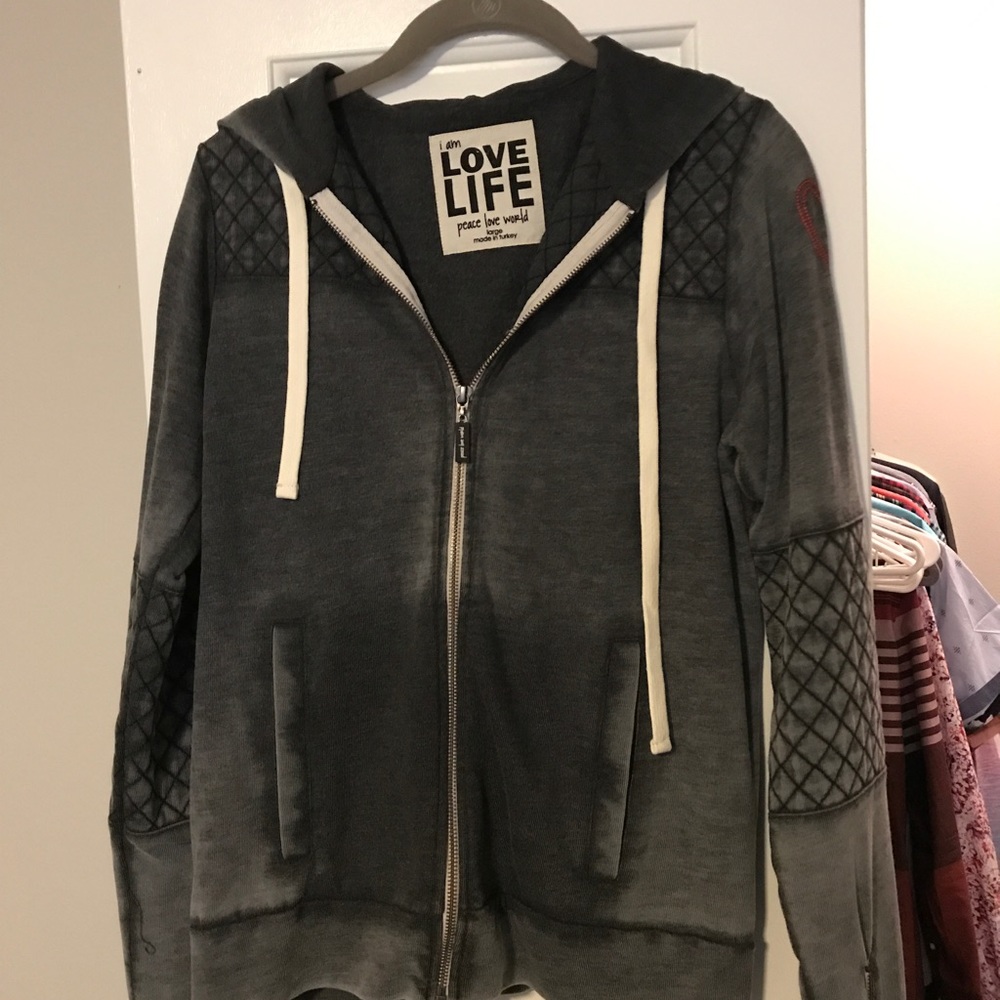 Peace Love World sweat suit