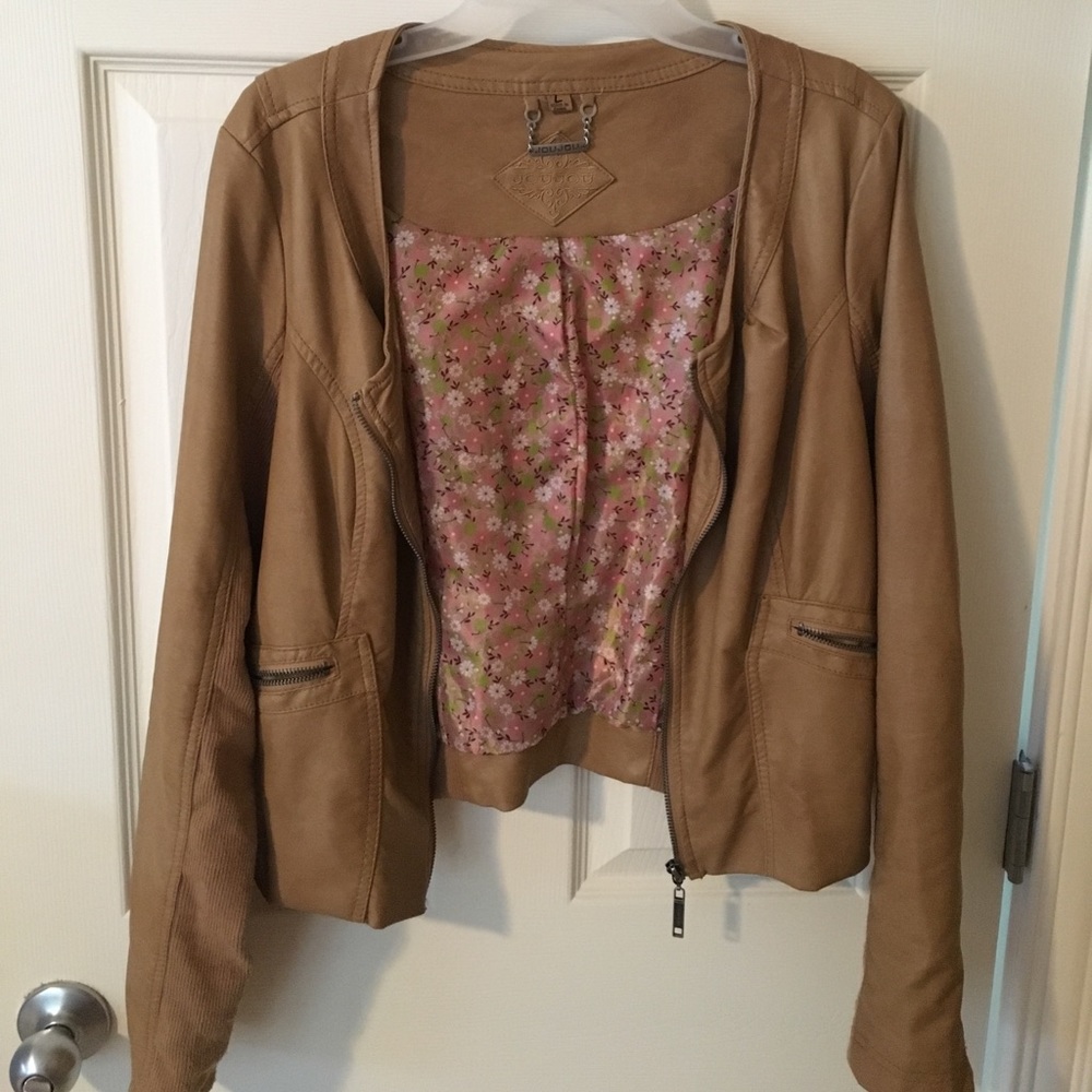 Faux Leather Jacket