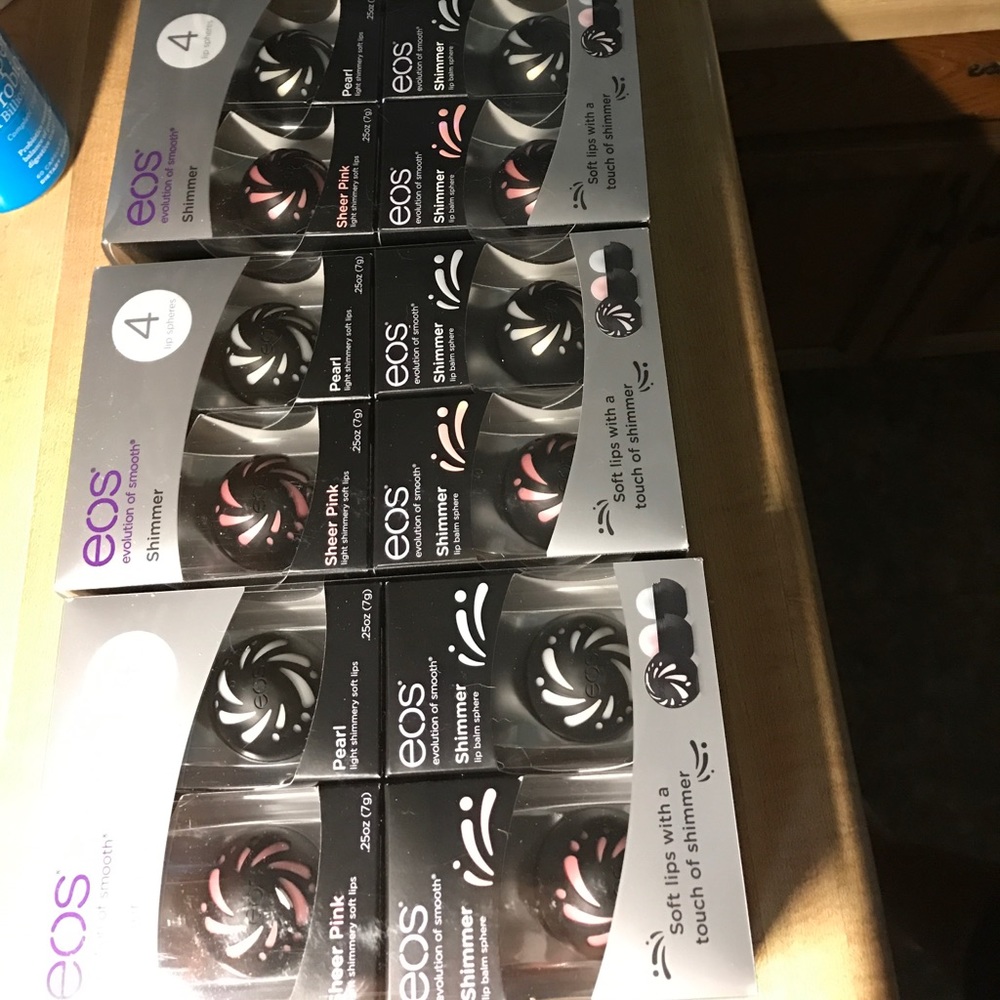 EOS Soft lips three packs total of 12....