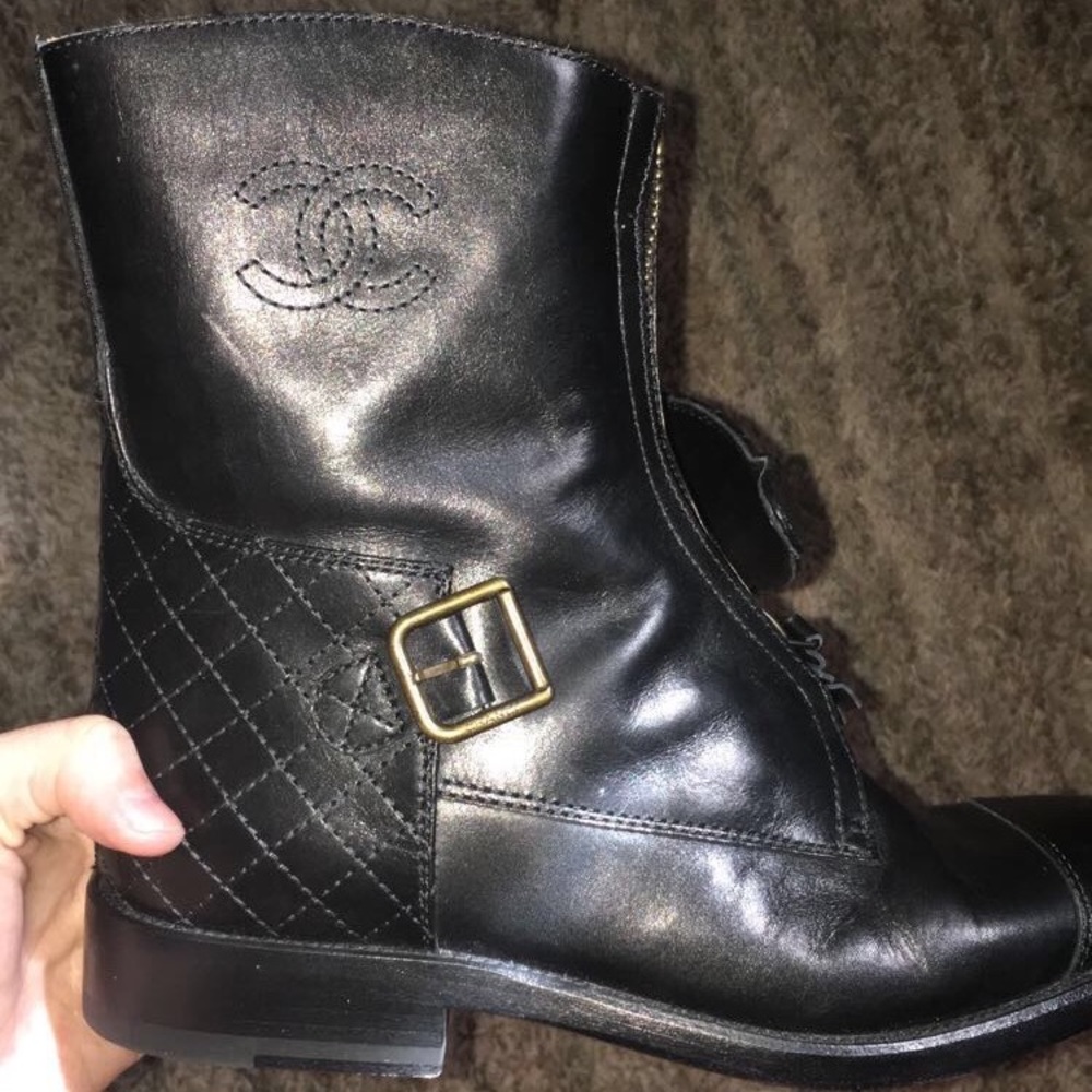 Chanel vintage boots