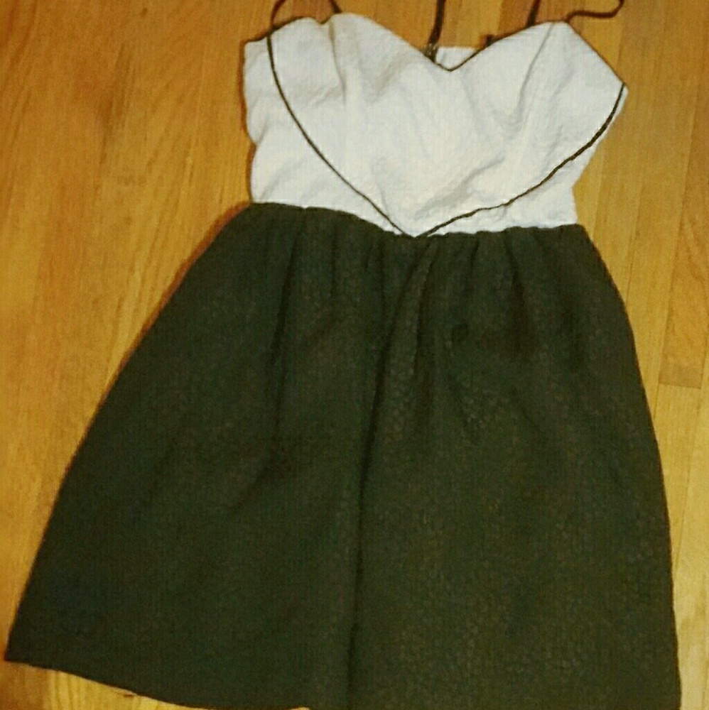 Black and white dress