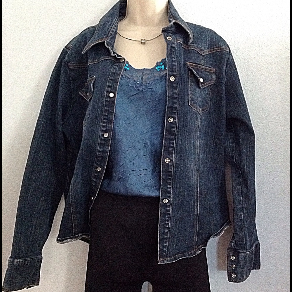 DARK BLUE DENIM JACKET