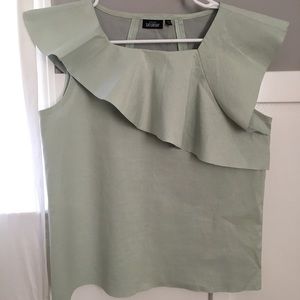 Kate Spade Saturday ruffle top