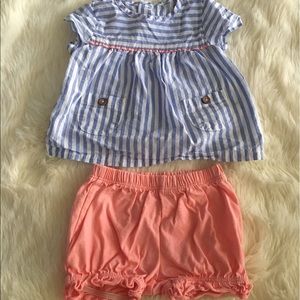 Carter's striped outfit