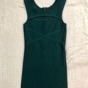 Emerald green dress