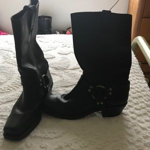 Frye harness boots
