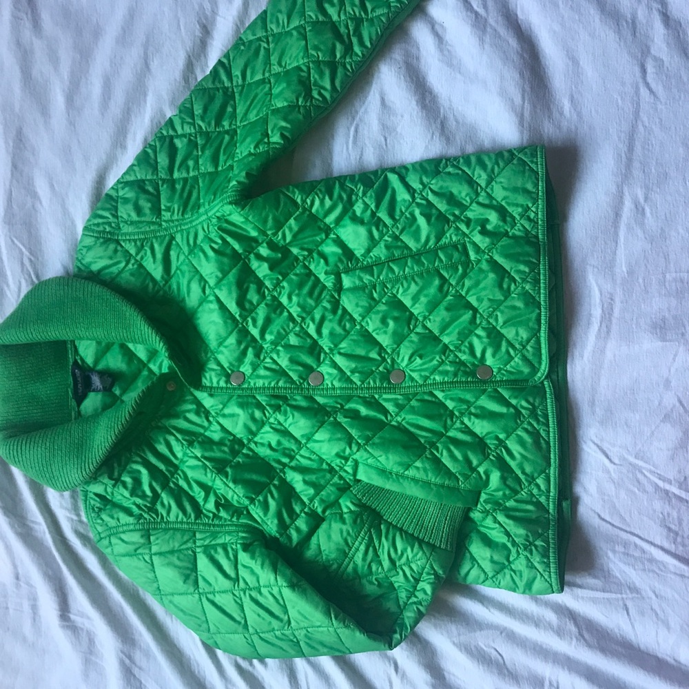 💎 AUTHENTIC RALPH LAUREN QUILTED GREEN JACKET 💎