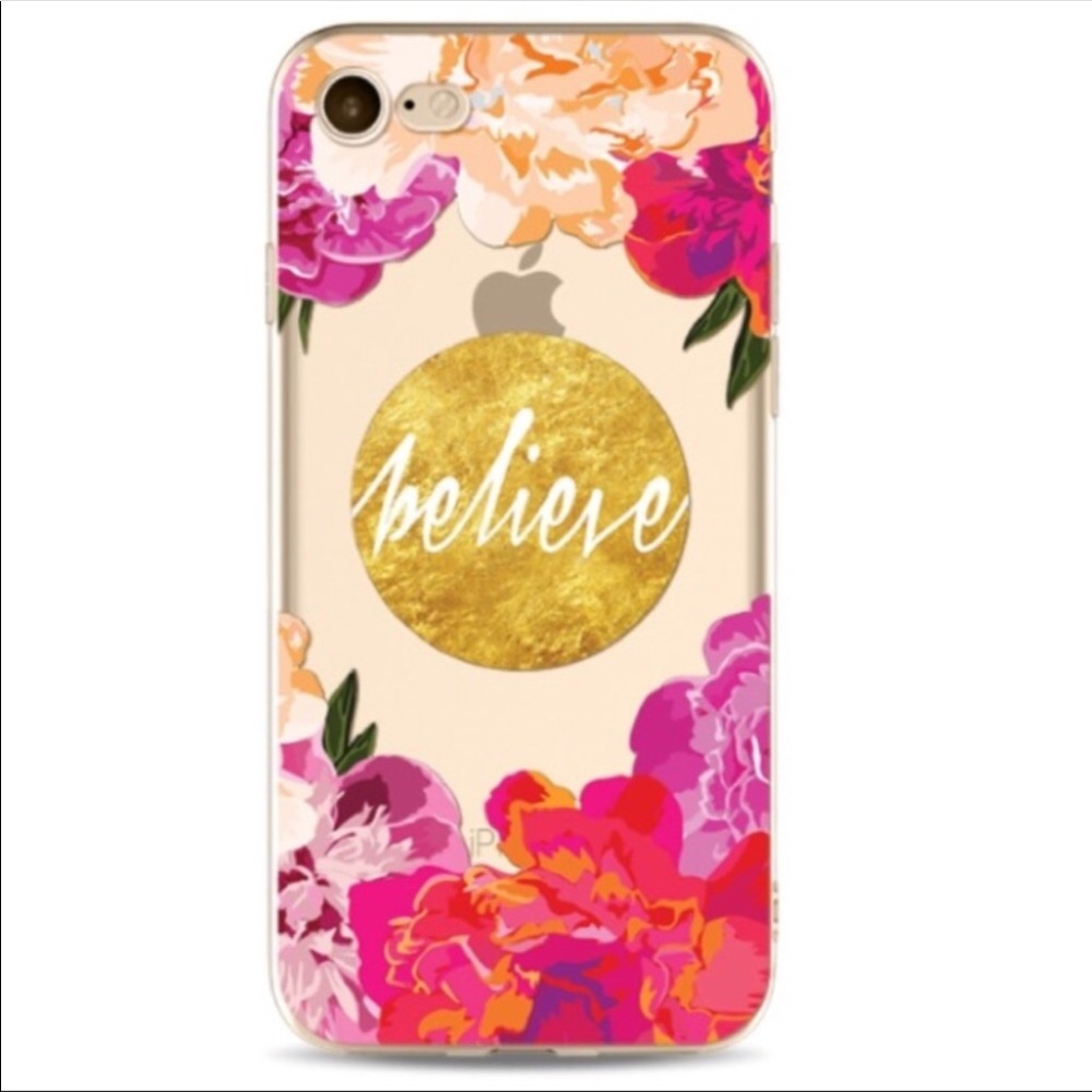 •'Believe' Floral 7+ Case•