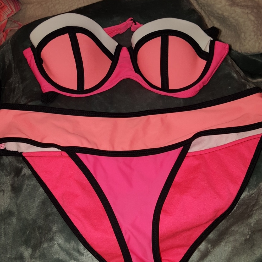 geometric bikini top
