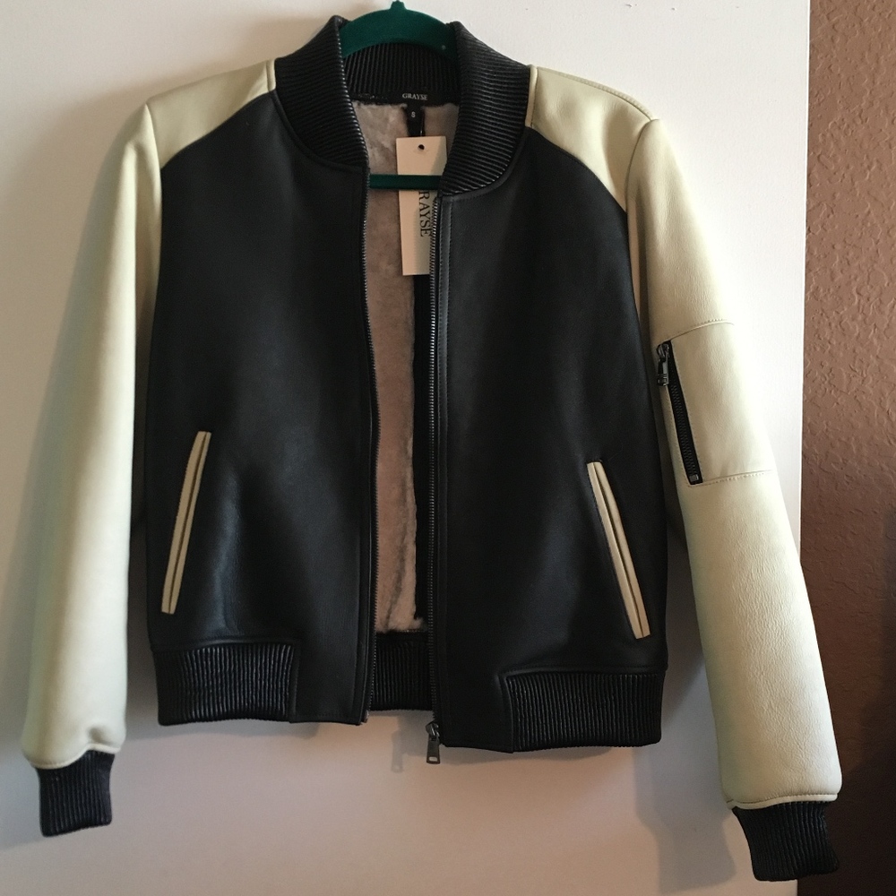 GRAYSE || Lambskin Leather Jacket!