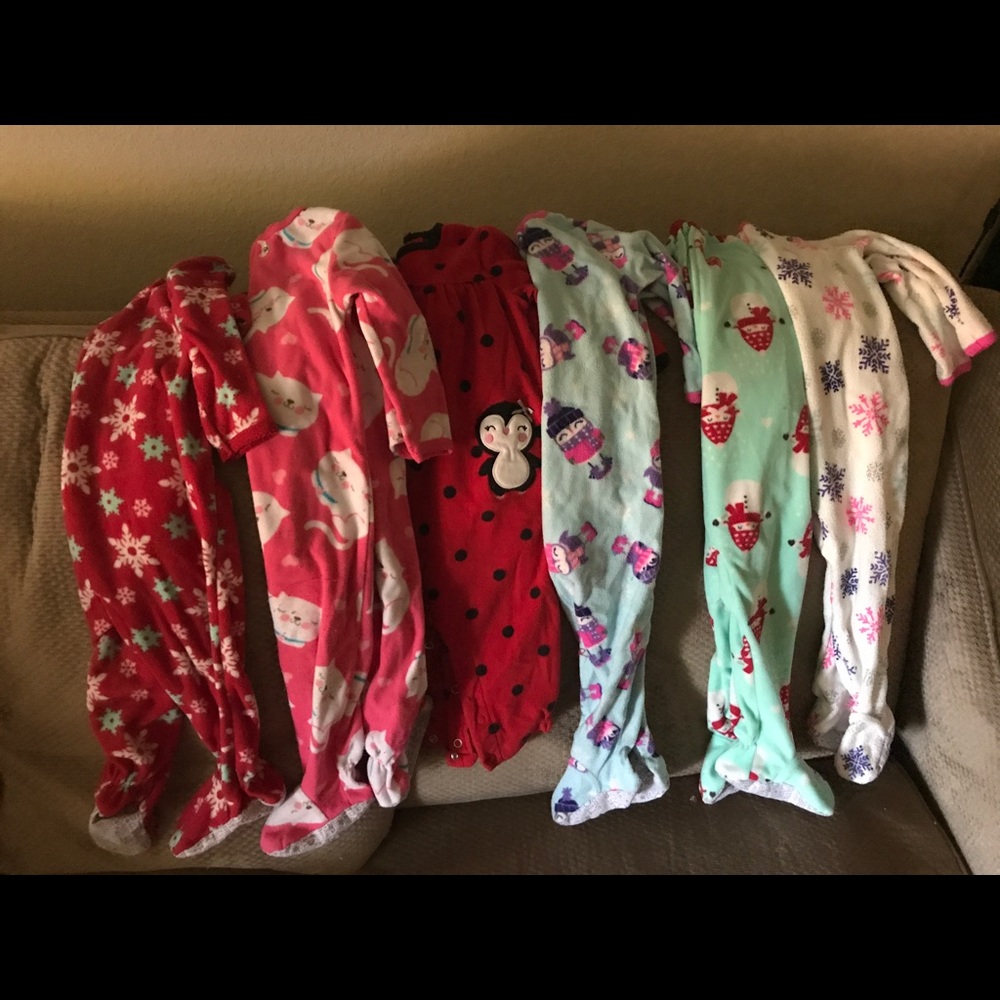 12 Month Winter Girl pjs