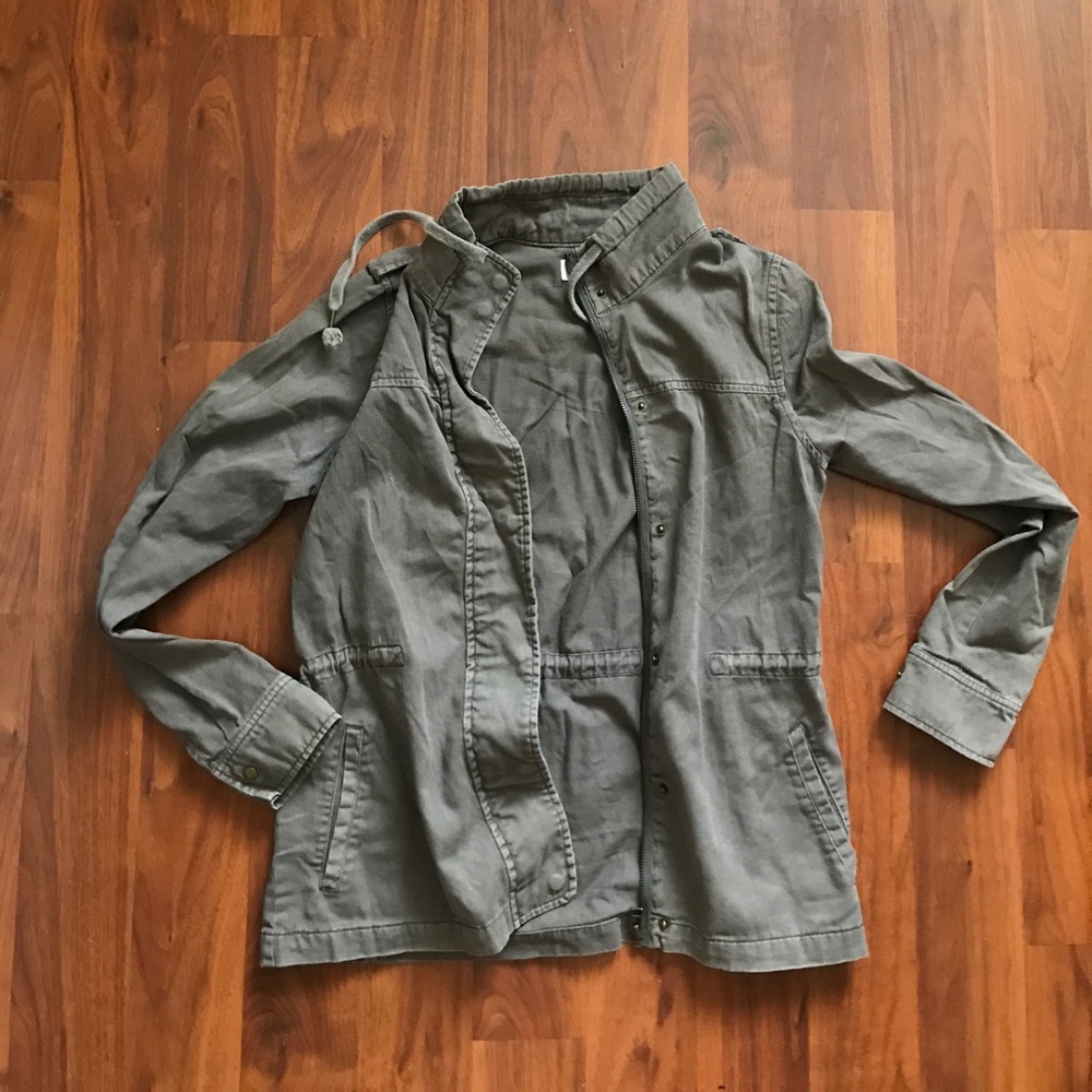 Velvet by Graham & Spencer fitted military jacket