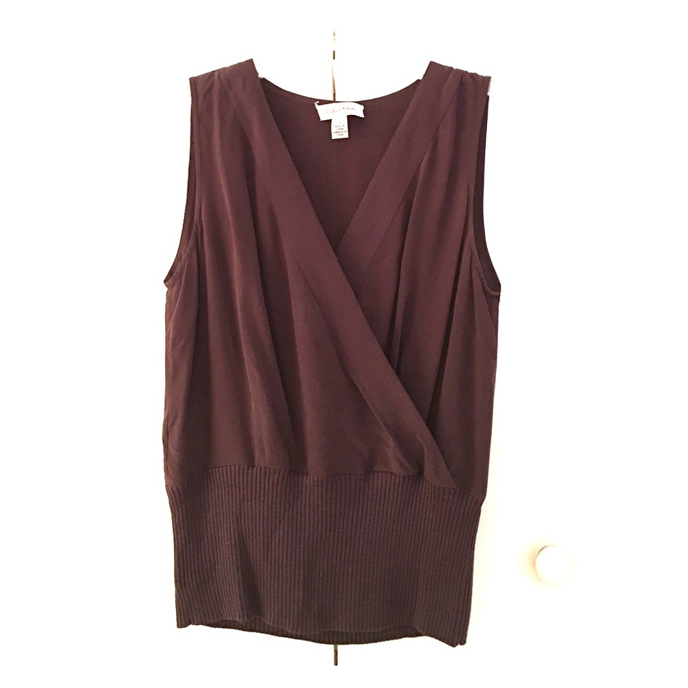 Calvin Klein silk top