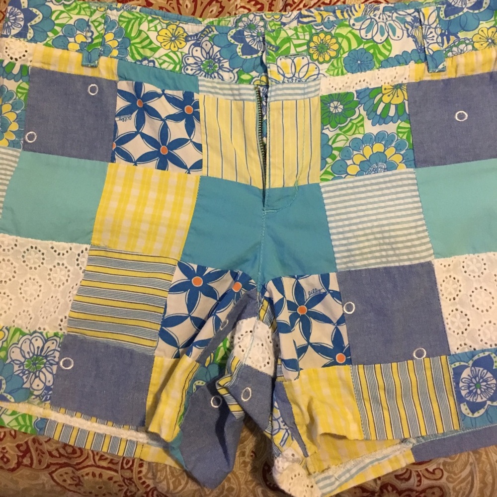 Lilly patch work shorts