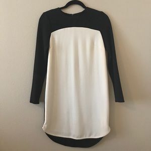 Topshop color blocked shift dress