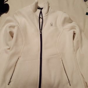 White front zip jacket - Spyder brand