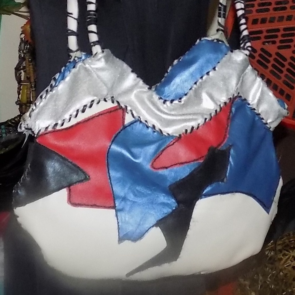 handmade Leather Shoulder Bag or as Crossbody