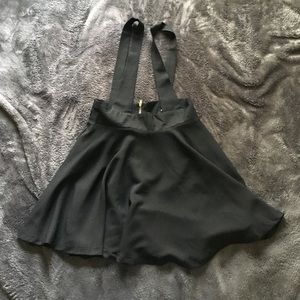 Cute Adjustable Suspender Skater Skirt