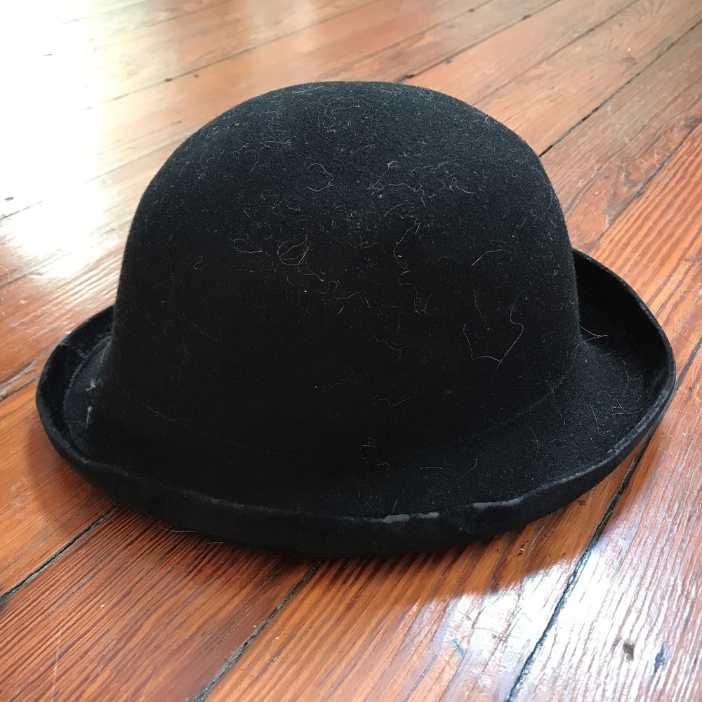 wool Banana Republic bowler hat