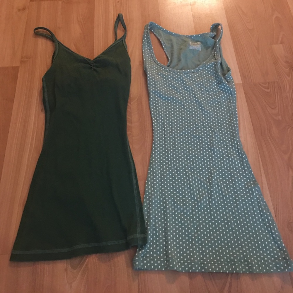 GREEN TANK TOPS CAMISOLE BUNDLED ! Never worn !
