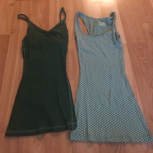 GREEN TANK TOPS CAMISOLE BUNDLED ! Never worn !