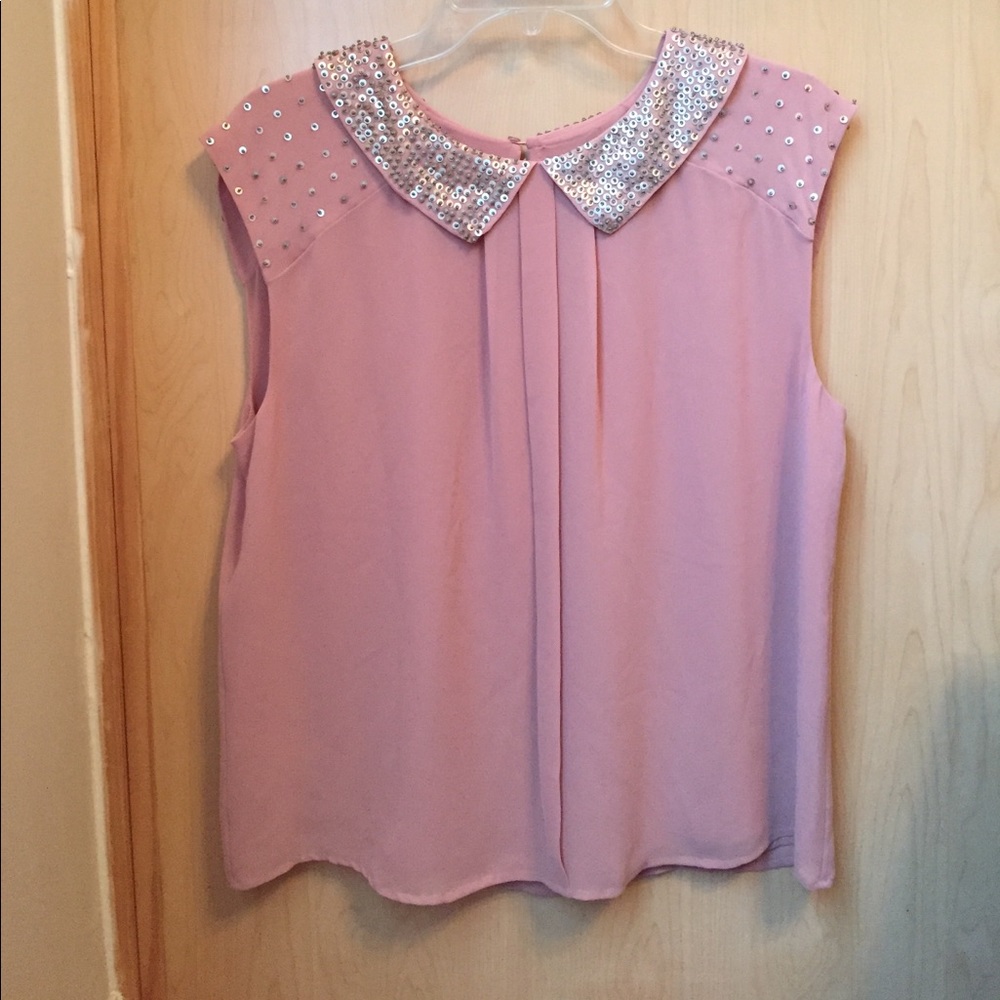 Ann Taylor Beaded Top
