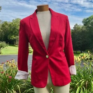 Red Philosophy Blazer