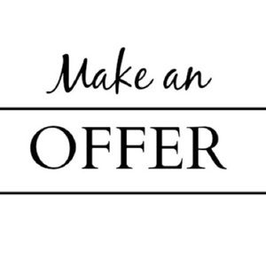 I love reasonable offers!