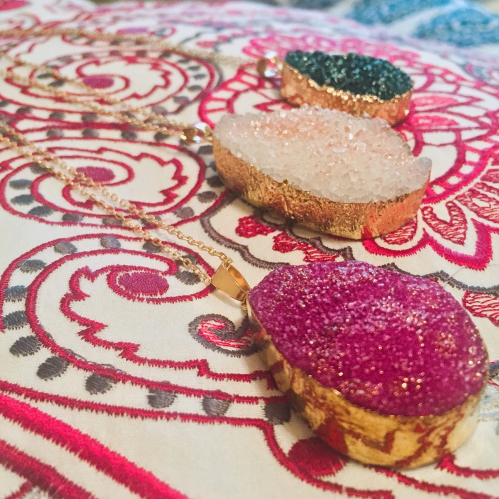 Geode Necklaces 🌟🔮