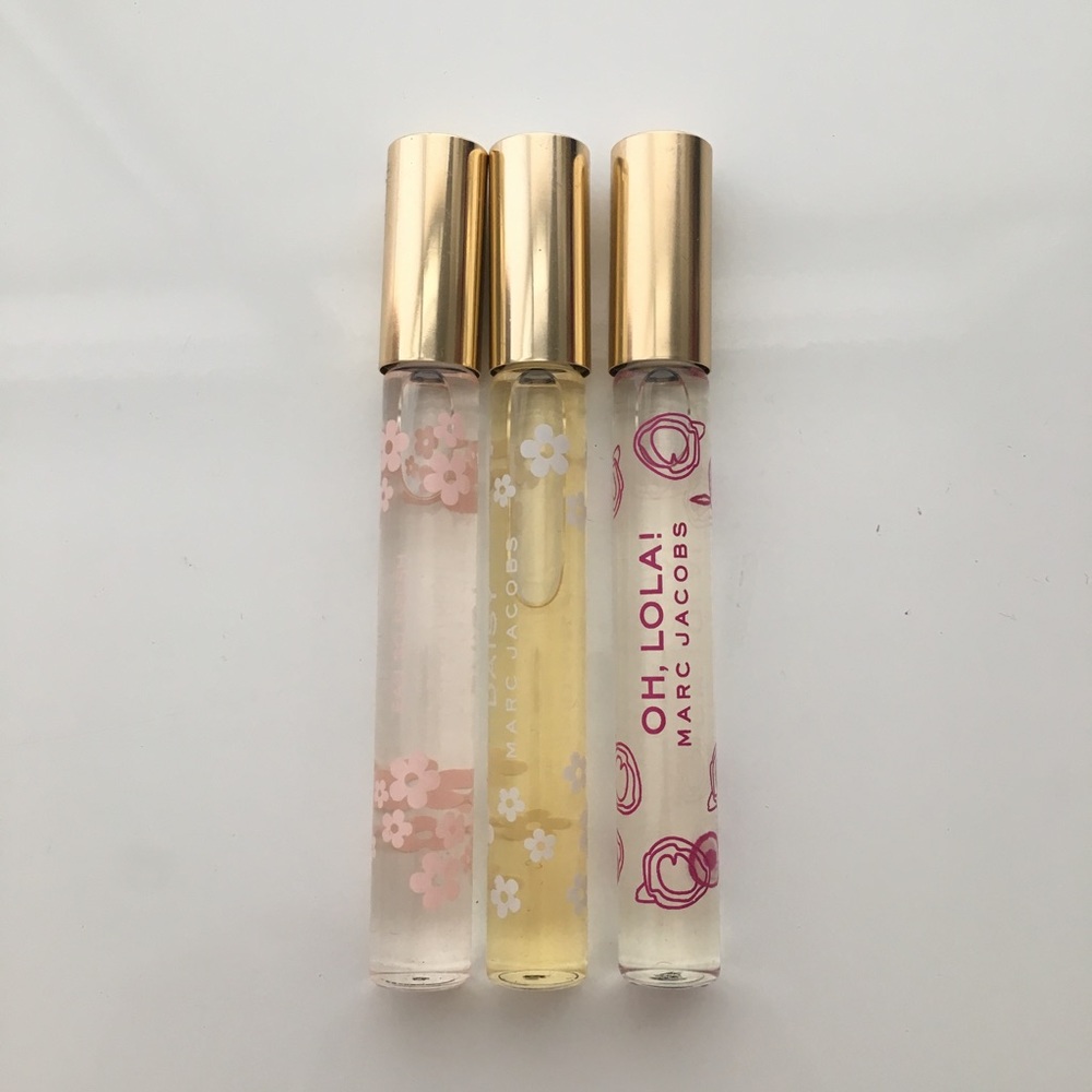 Set of 3 Marc Jacobs perfume rollers Daisy