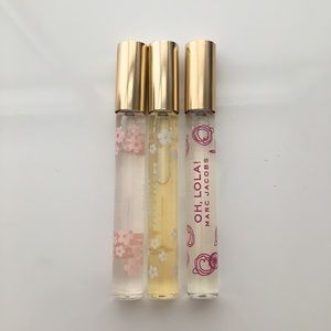 Set of 3 Marc Jacobs perfume rollers Daisy