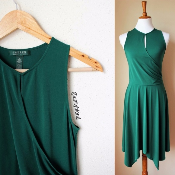 Lauren Ralph Lauren Dresses & Skirts - Ralph Lauren Faux Wrap Jersey Dress