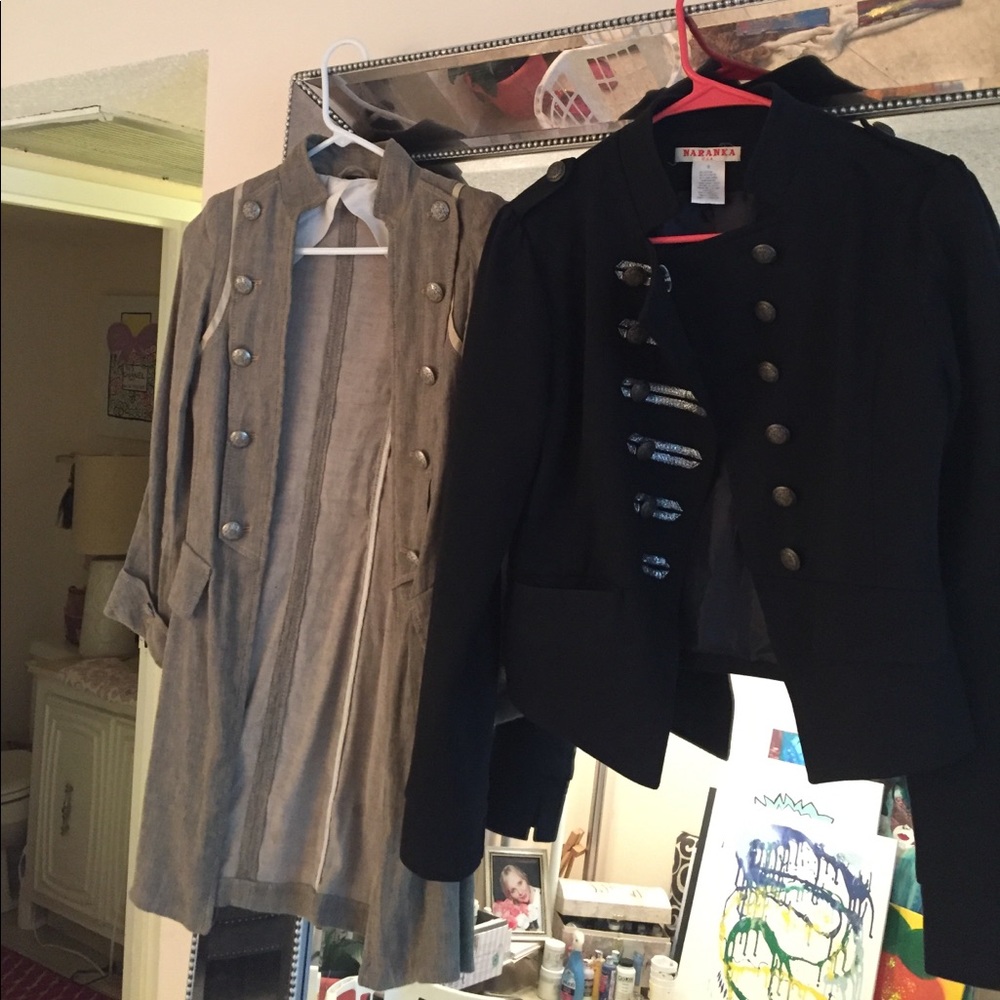 2 military blazers / kimonos/ jackets