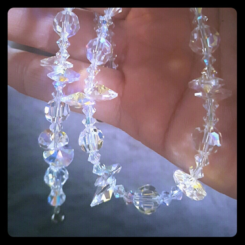 Crystal Necklace & Bracelet Set