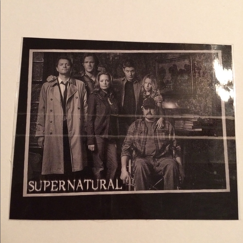 Laminated Supernatural Family photo.