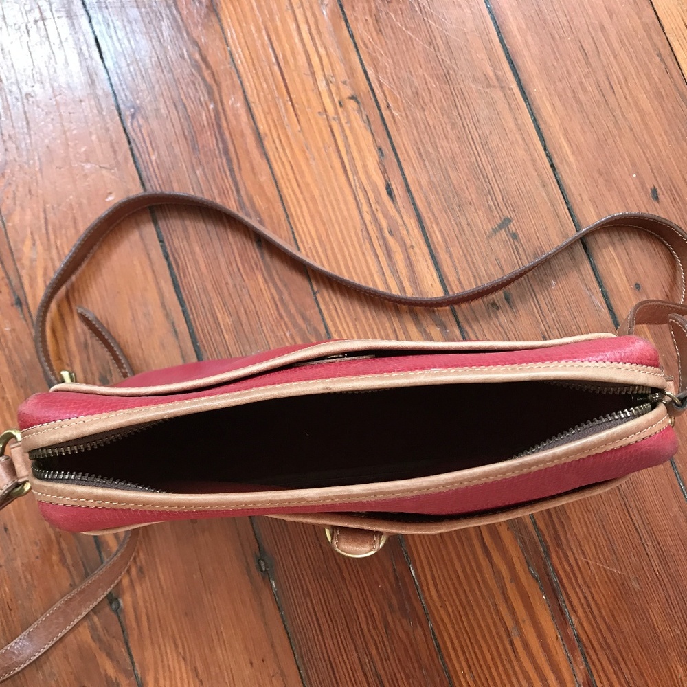 red Coach bag